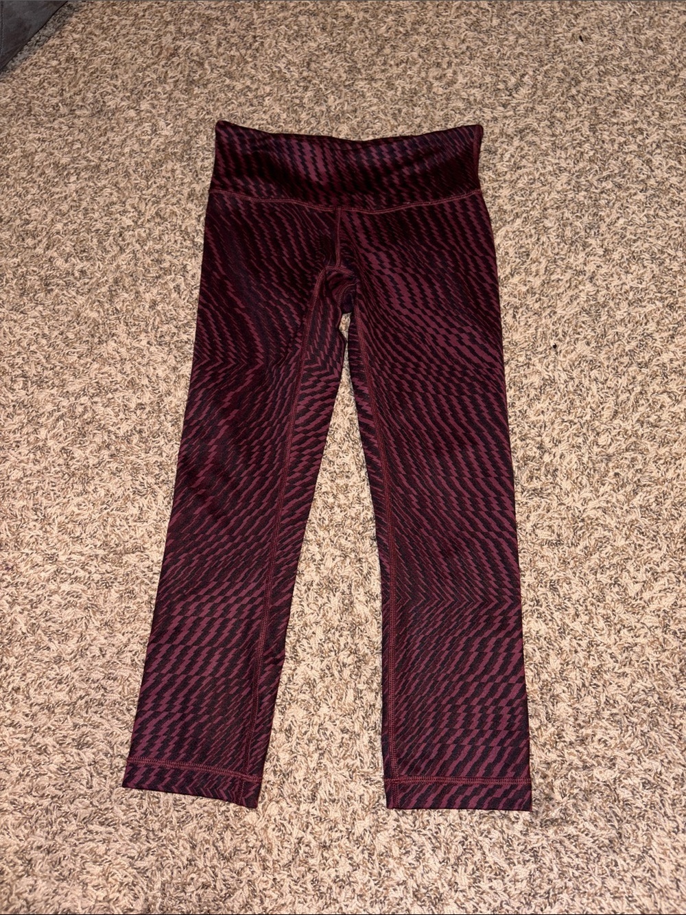 Lululemon Athletica Wunder Under Crop (Hi-Rise) Leggings in Shifted Horizon